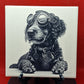 Steampunk Dog - Cockerpoo Laser engraved coaster/tile