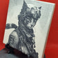 Steampunk / Fighter pilot cat Laser engraved coaster/tile