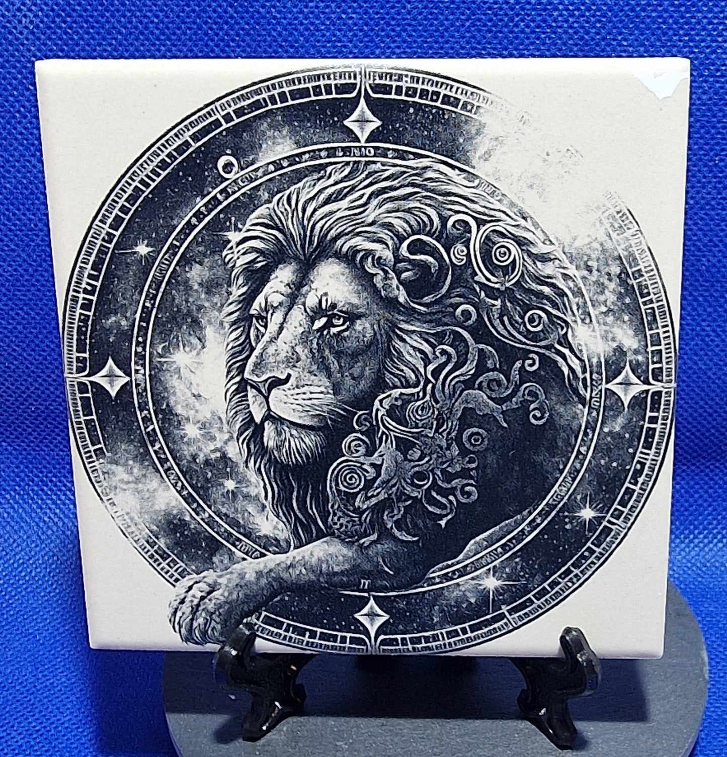 Leo Star Sign Laser engraved coaster/tile