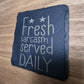 Fresh Sarcasm Slate Coaster (Square)