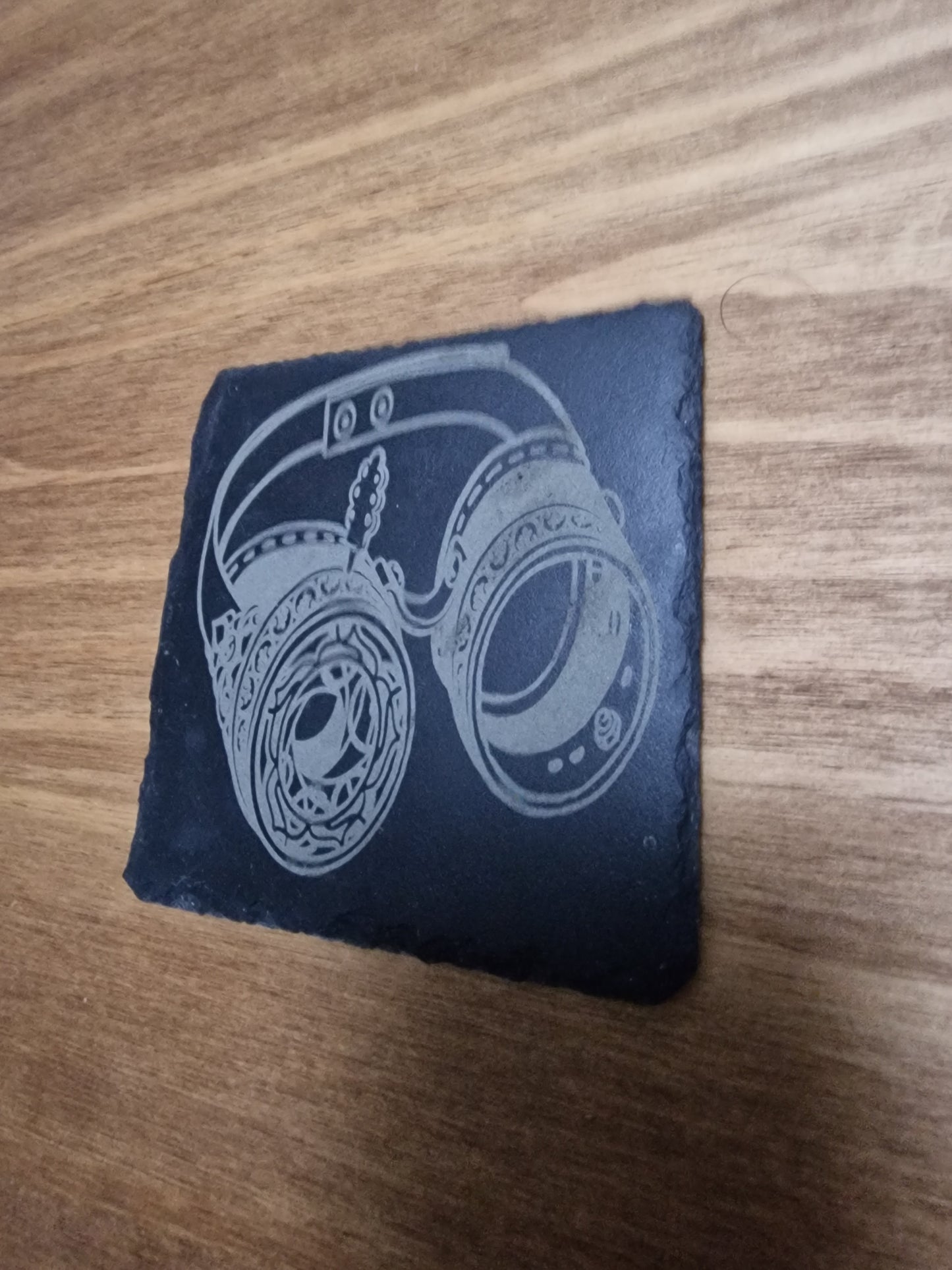 Steampunk Goggles Slate Coaster (Square)