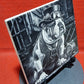 Steampunk dog - bulldog Laser engraved coaster/tile