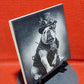 Steampunk Dog - Bulldog Laser engraved coaster/tile