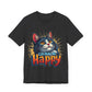 Short Sleeve Tee - Cats Make Me Happy -  Cat Lovers Quote Shirt