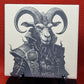 Steampunk Goat Laser engraved coaster/tile