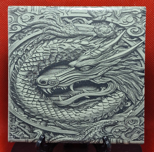 Dragon Image Laser engraved coaster/tile