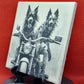 Biker Dogs Laser engraved coaster/tile