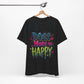 Short Sleeve Tee - Dogs Make Me Happy - Dog Lovers Quote Shirt