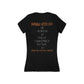 Women's Burning Witch Festival Deep V-Neck Tee