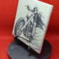 Biker Skeleton Laser engraved coaster/tile