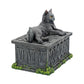 Fortune's Watcher Cat Familiar Tarot Card Box / Trinket Box