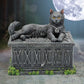 Fortune's Watcher Cat Familiar Tarot Card Box / Trinket Box