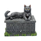 Fortune's Watcher Cat Familiar Tarot Card Box / Trinket Box