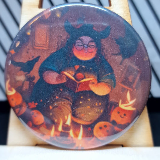 Chubby Witch 59mm Badge