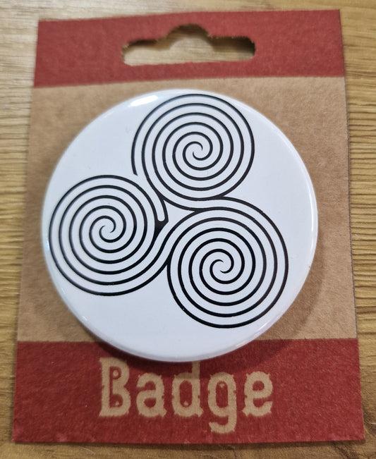 Swirling Pattern 59mm Badge