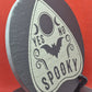 Spooky planchette Slate Coaster  (Round)