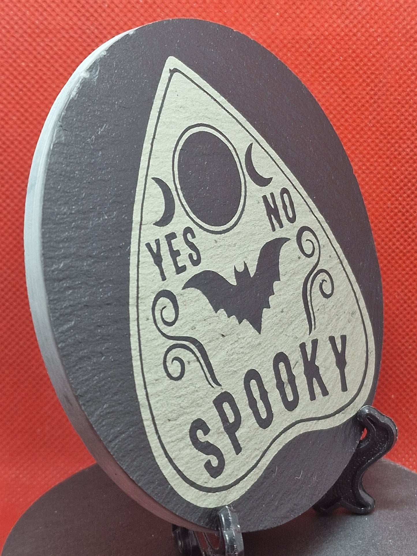 Spooky planchette Slate Coaster  (Round)