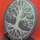 Tree of life Slate Coaster  (Round)