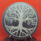 Tree of life Slate Coaster  (Round)