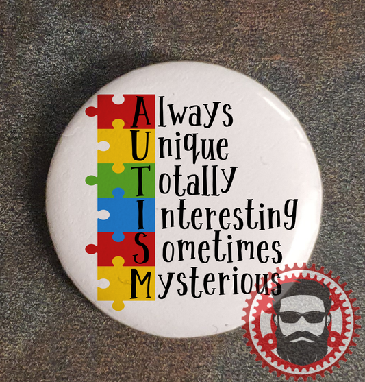 25mm Badge (Button Badge) - Autism