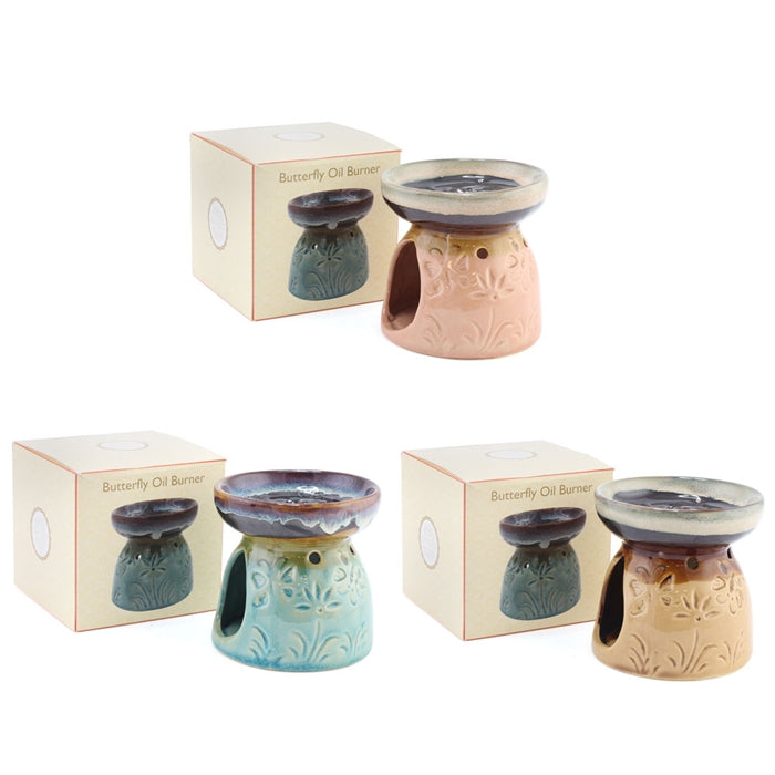 Butterfly Design Ceramic Wax Melter