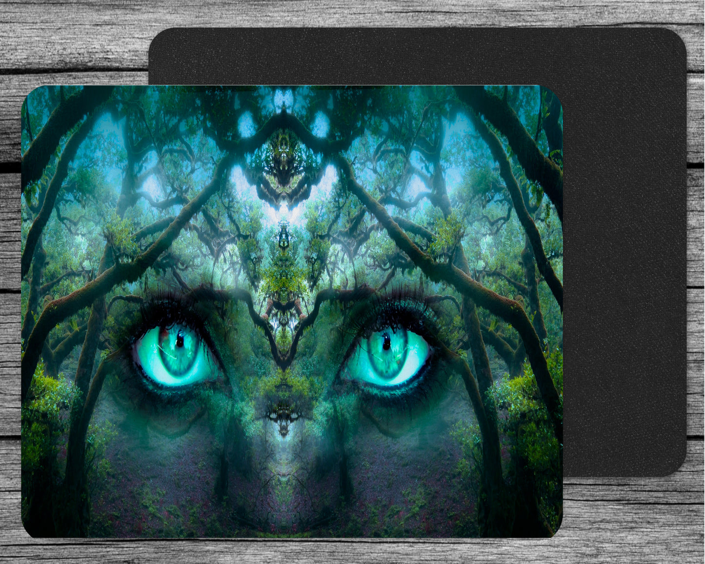 Nature's Eyes - Fantasy style mouse mat