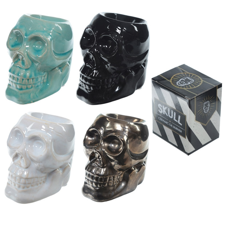 Ceramic Skull Wax Warmer