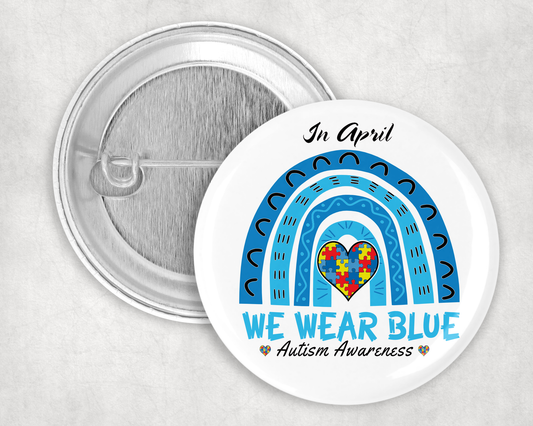 59mm Badge - Autism - In April