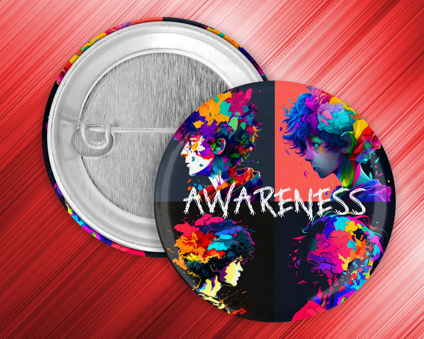 59mm Badge - Autism Awareness