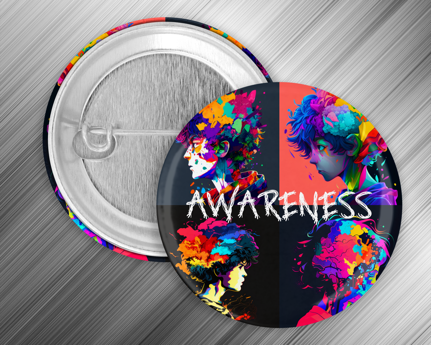 59mm Badge - Autism Awareness