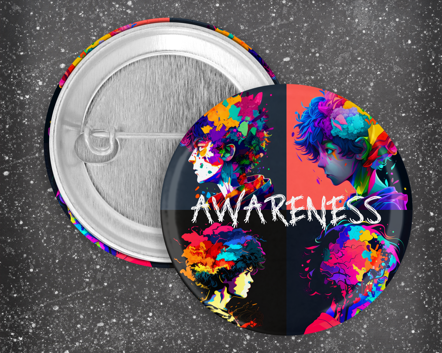 59mm Badge - Autism Awareness