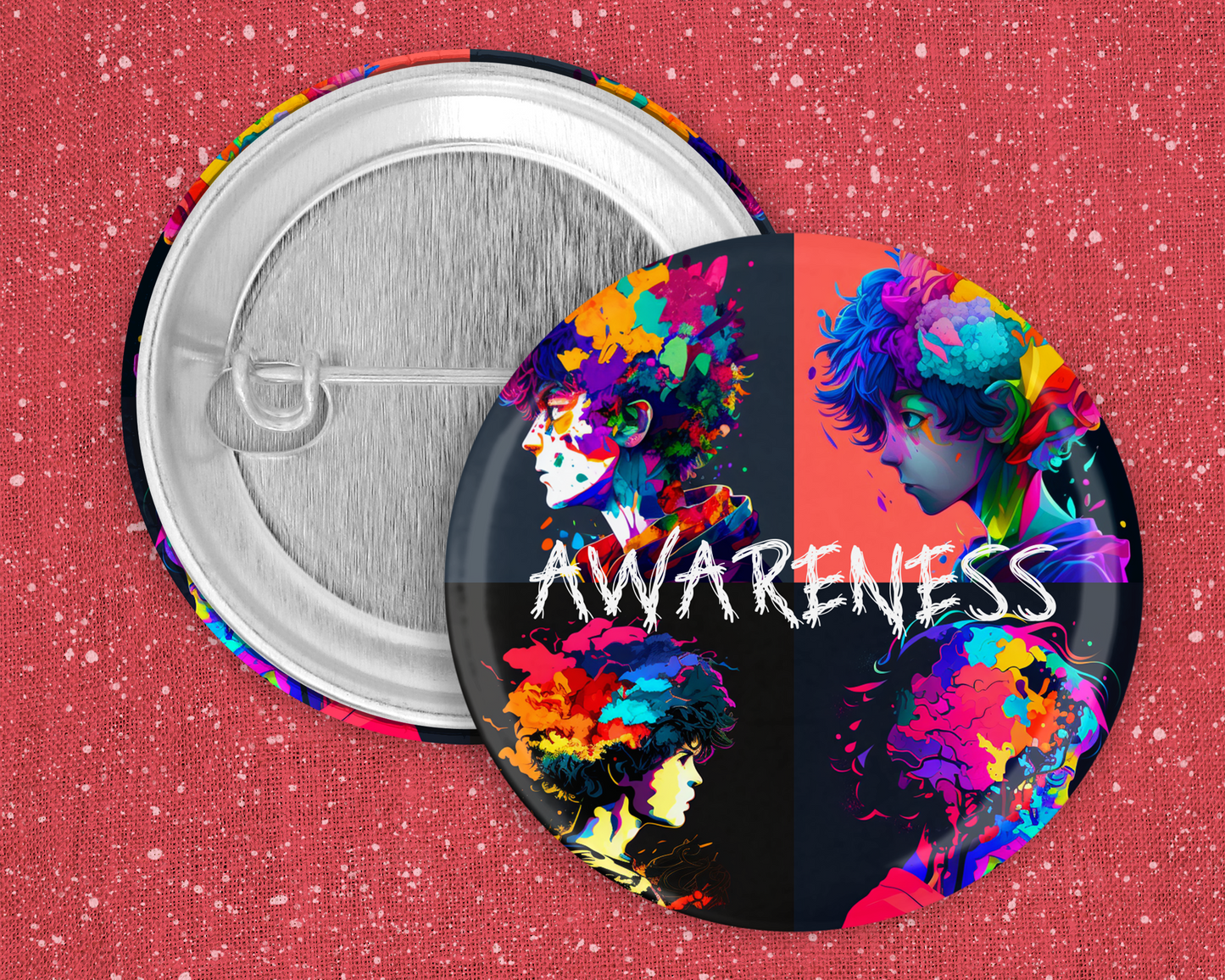 59mm Badge - Autism Awareness