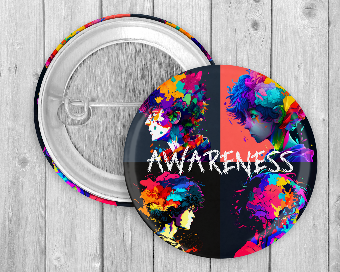 59mm Badge - Autism Awareness