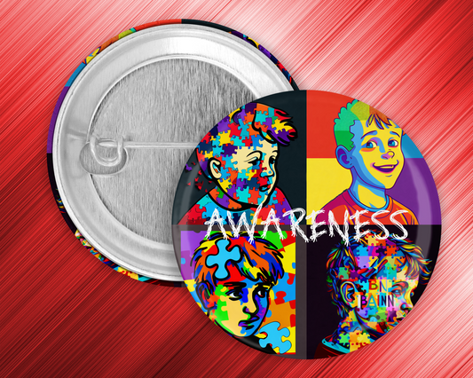 59mm Badge - Autism Awareness