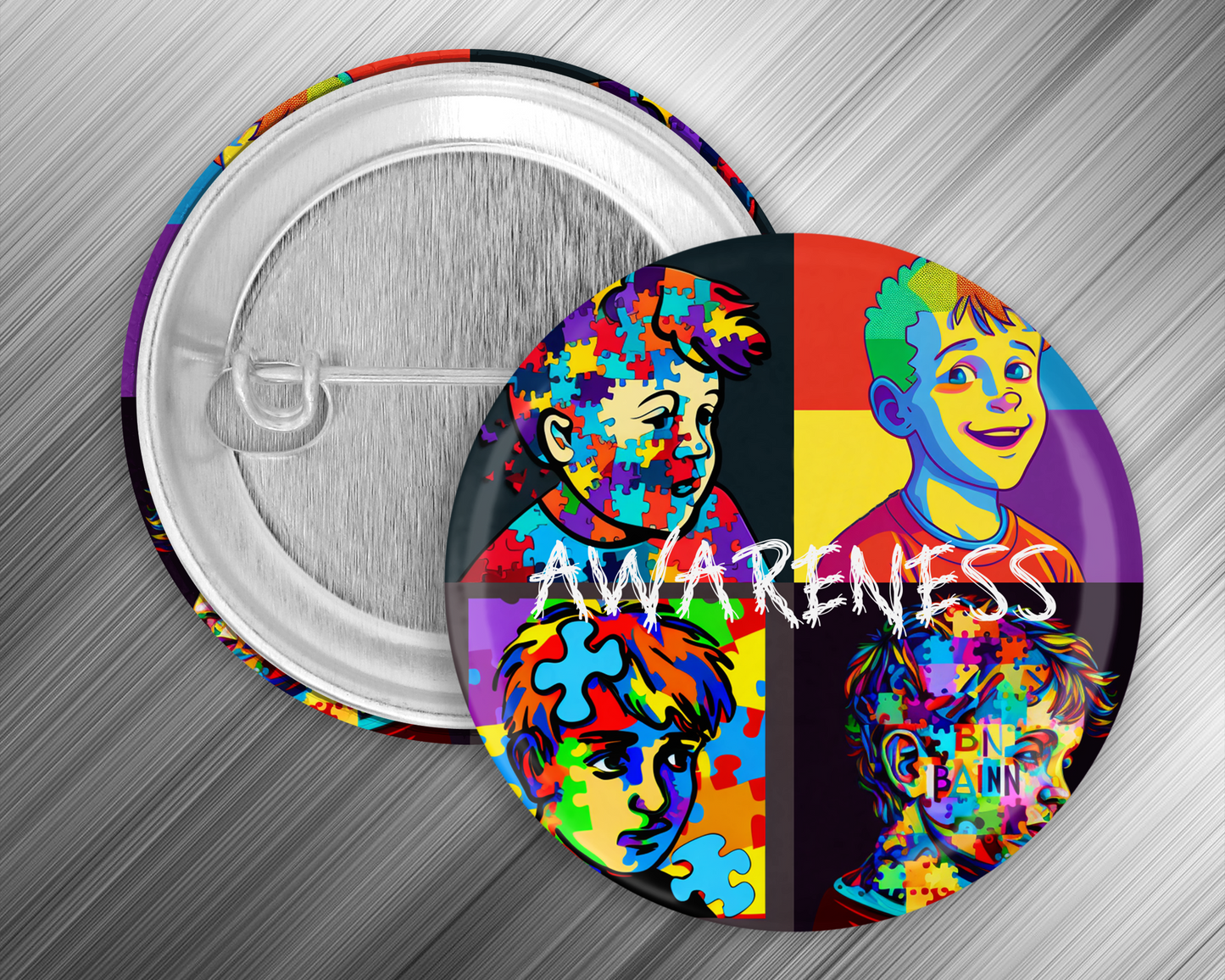 59mm Badge - Autism Awareness