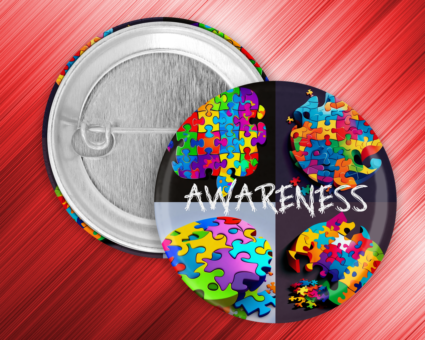 59mm Badge -Autism Awareness