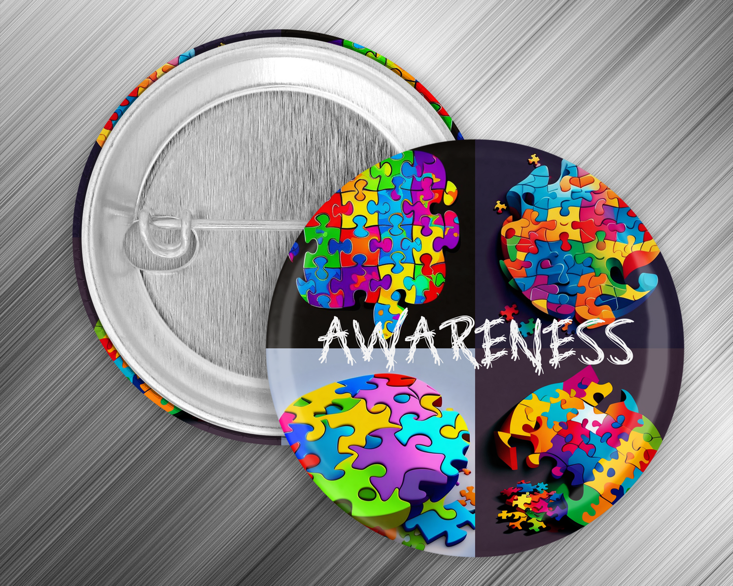 59mm Badge -Autism Awareness