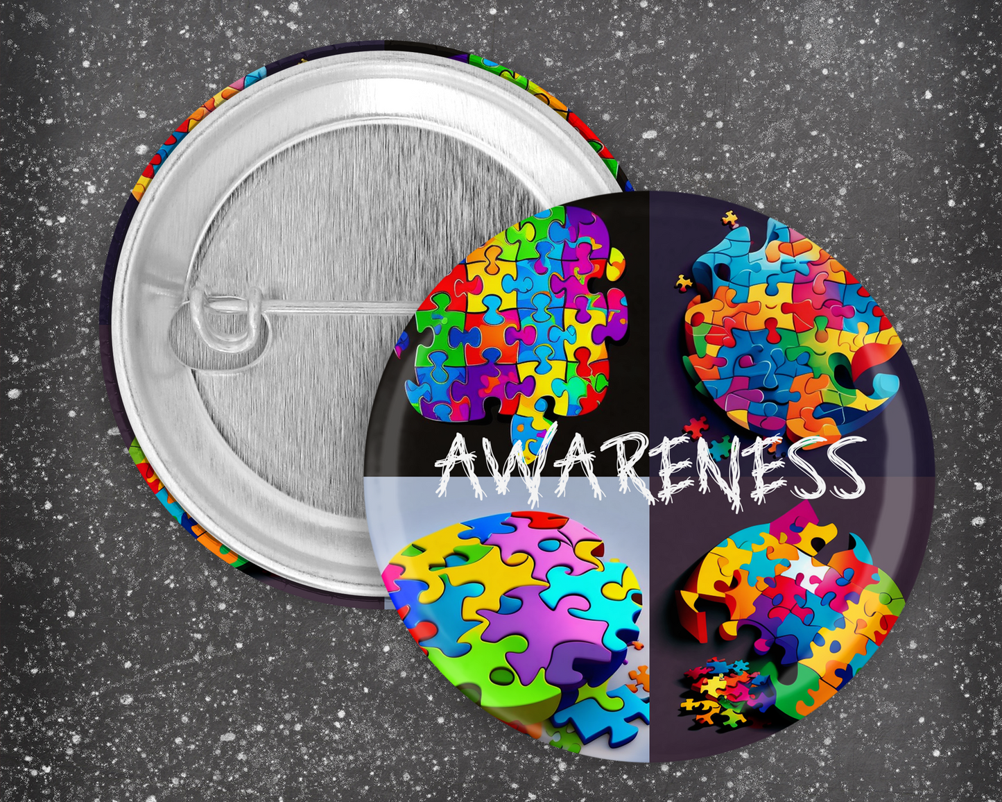 59mm Badge -Autism Awareness