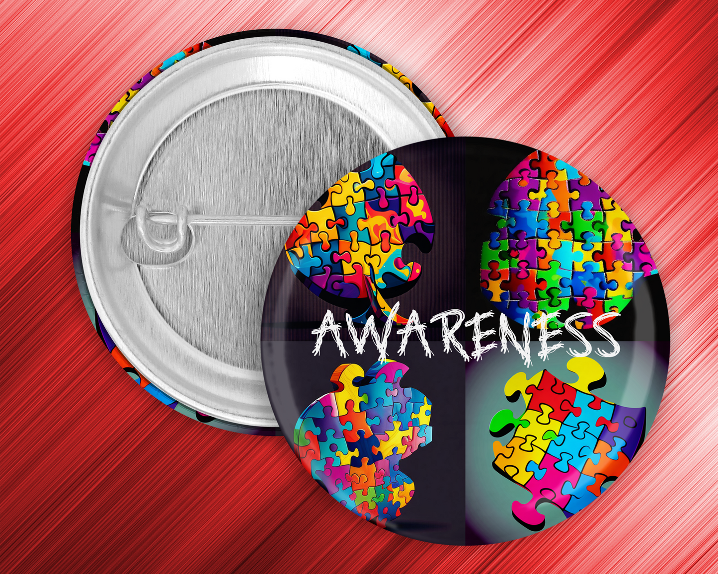 59mm Badge -Autism Awareness