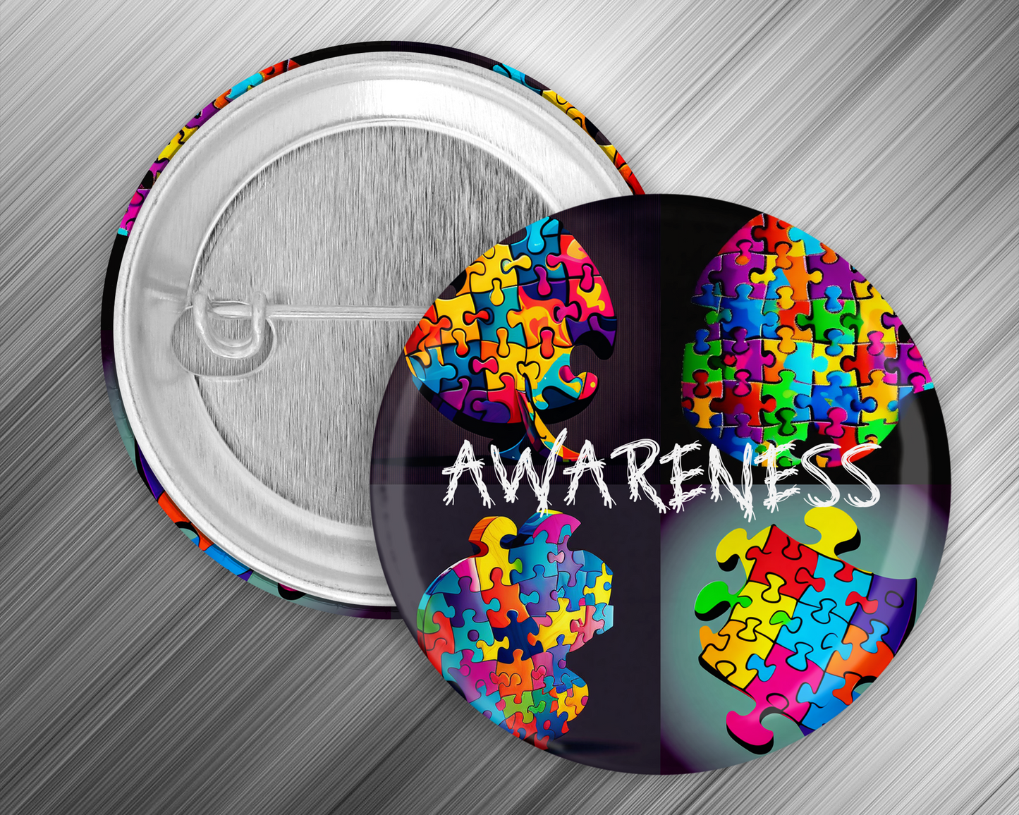 59mm Badge -Autism Awareness