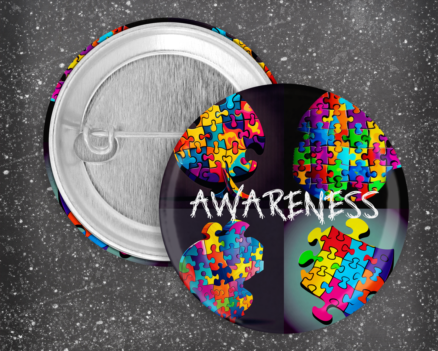 59mm Badge -Autism Awareness