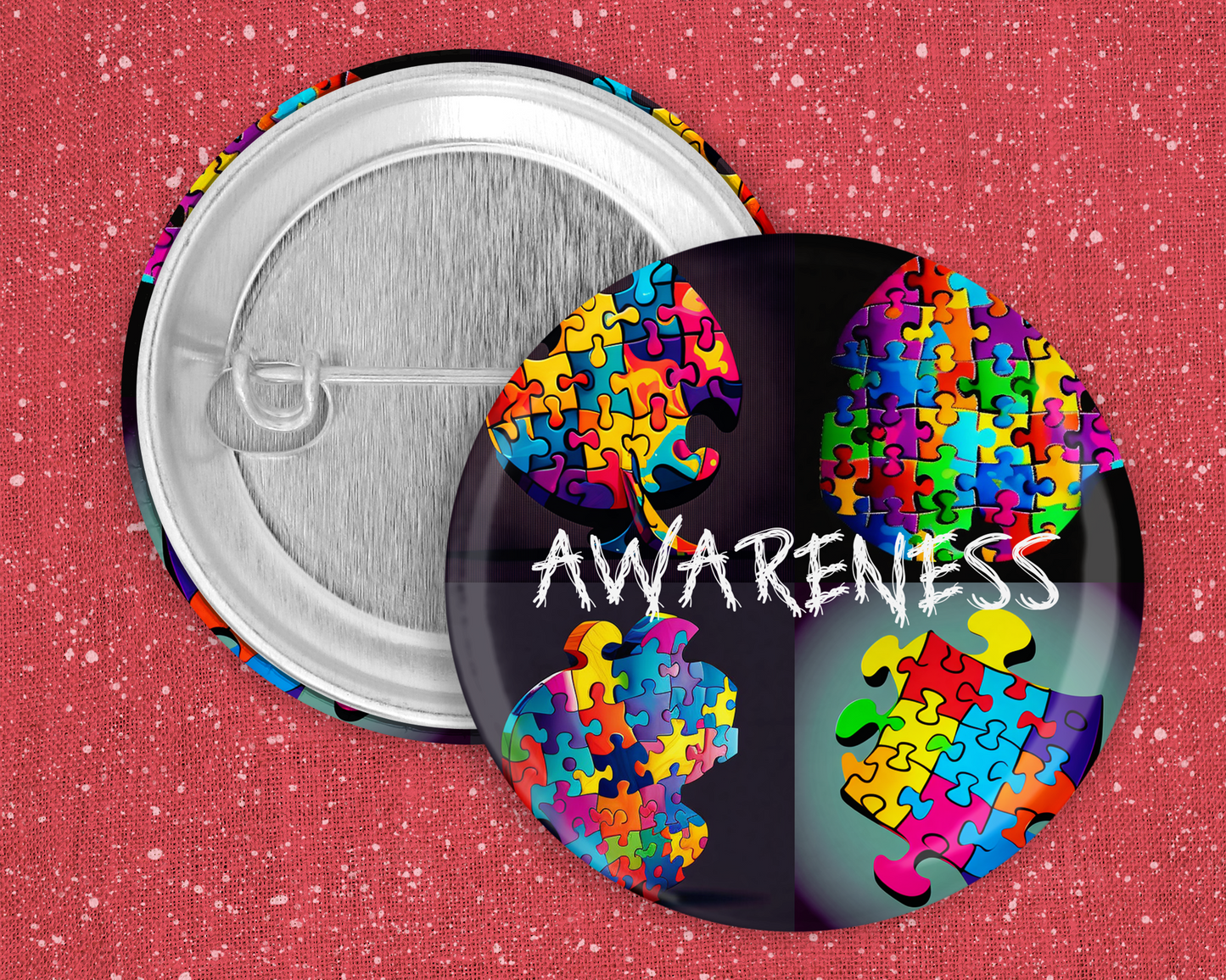 59mm Badge -Autism Awareness