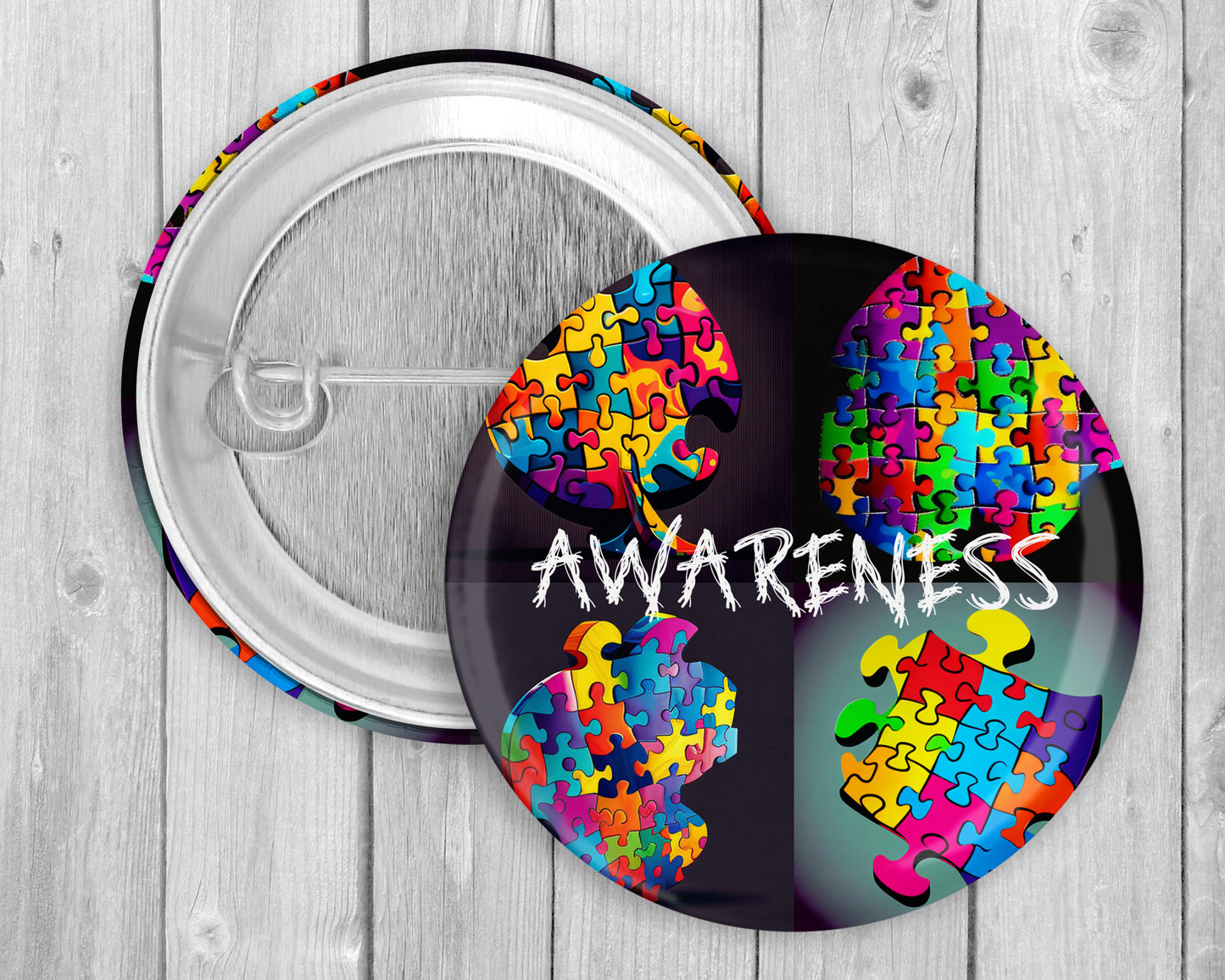 59mm Badge -Autism Awareness