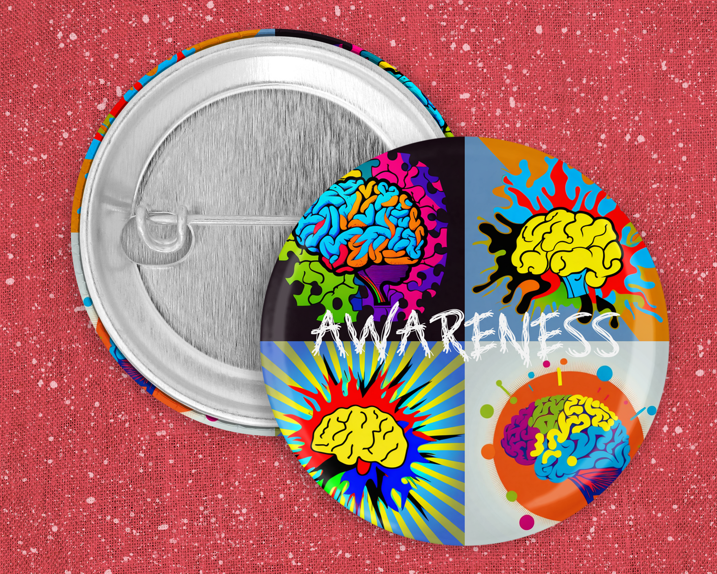 59mm Badge - Autism Awareness