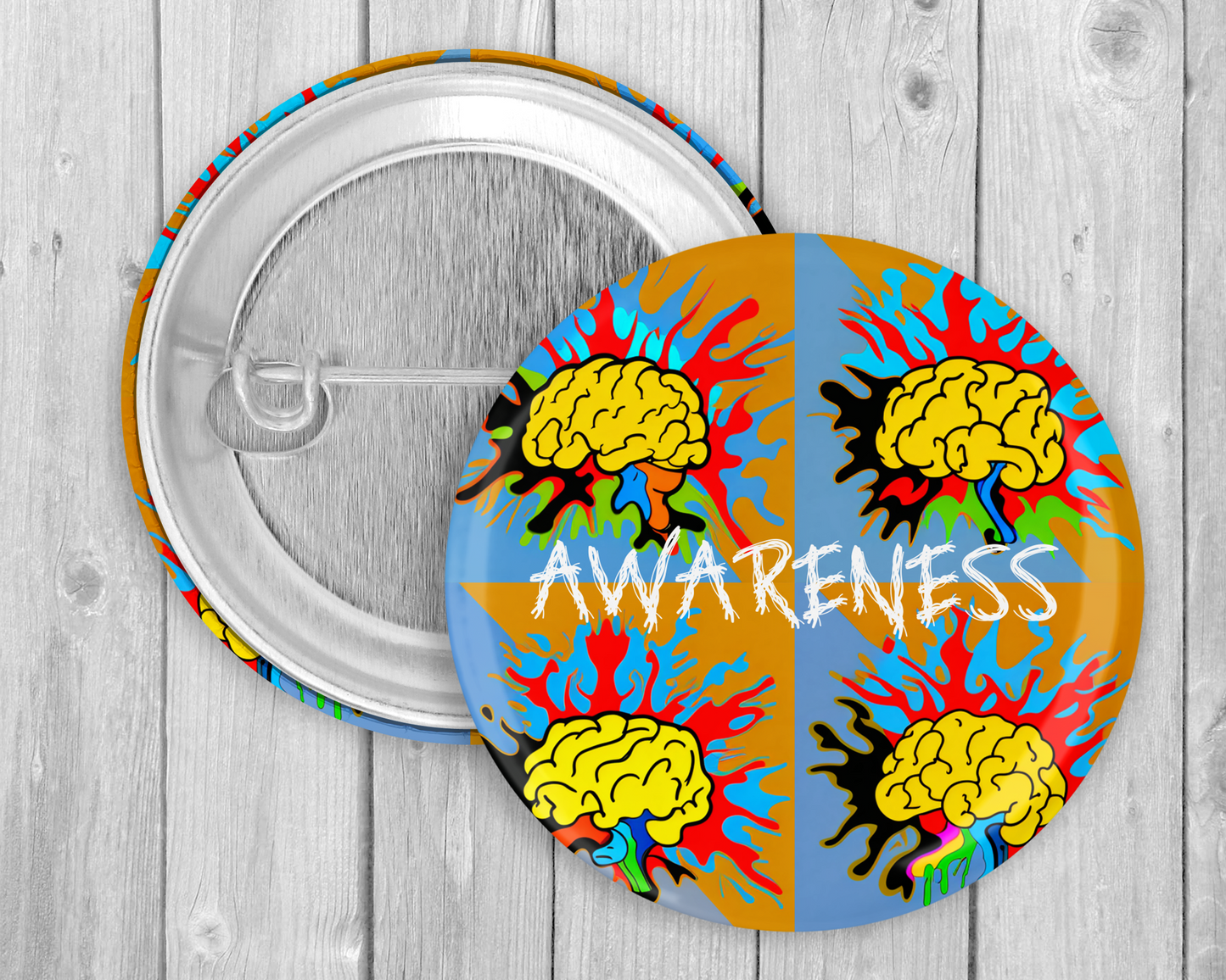 59mm Badge - Autism Awareness