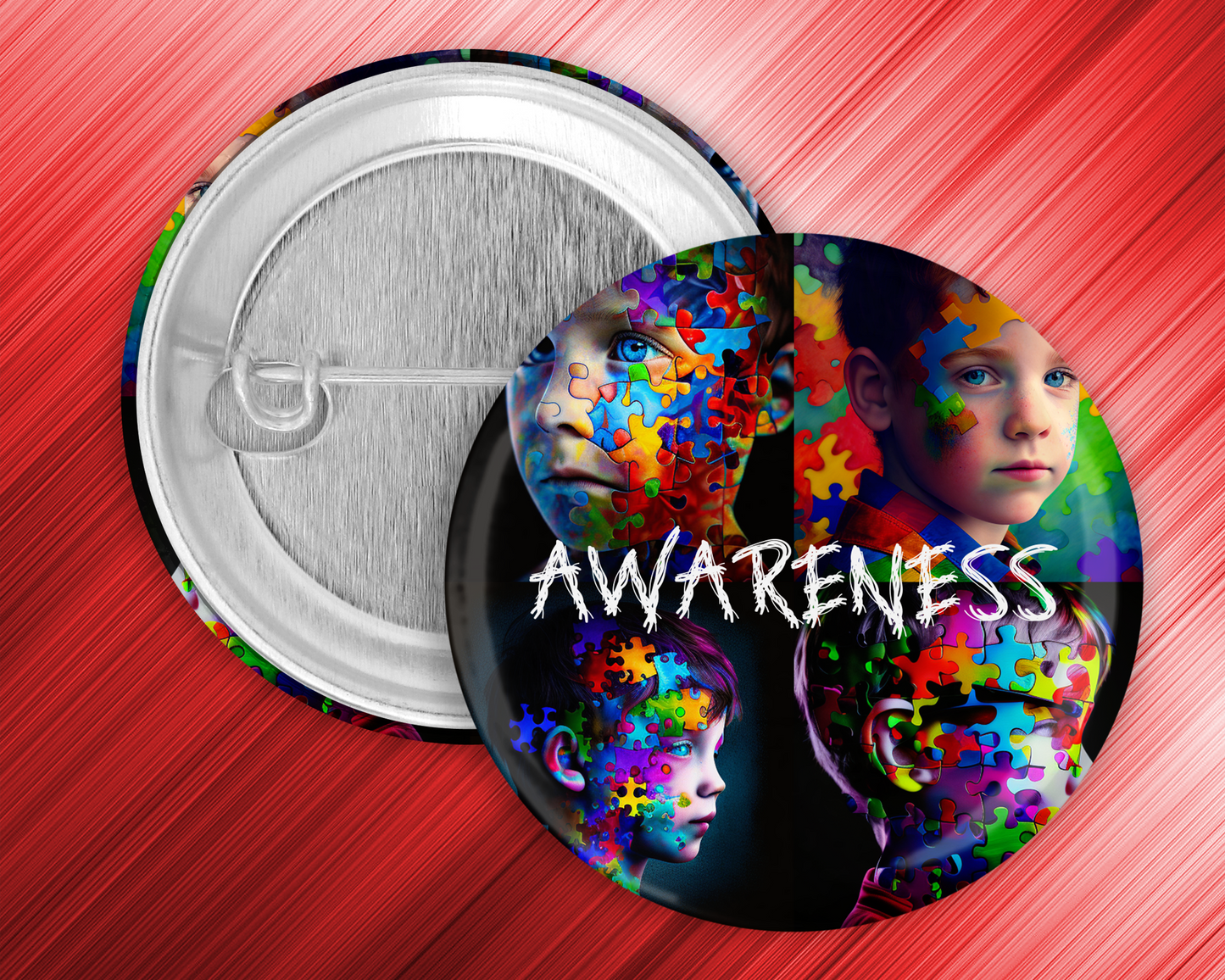 59mm Badge - Autism Awareness