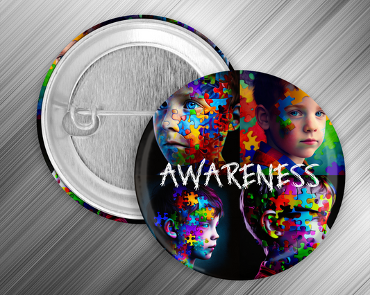 59mm Badge - Autism Awareness