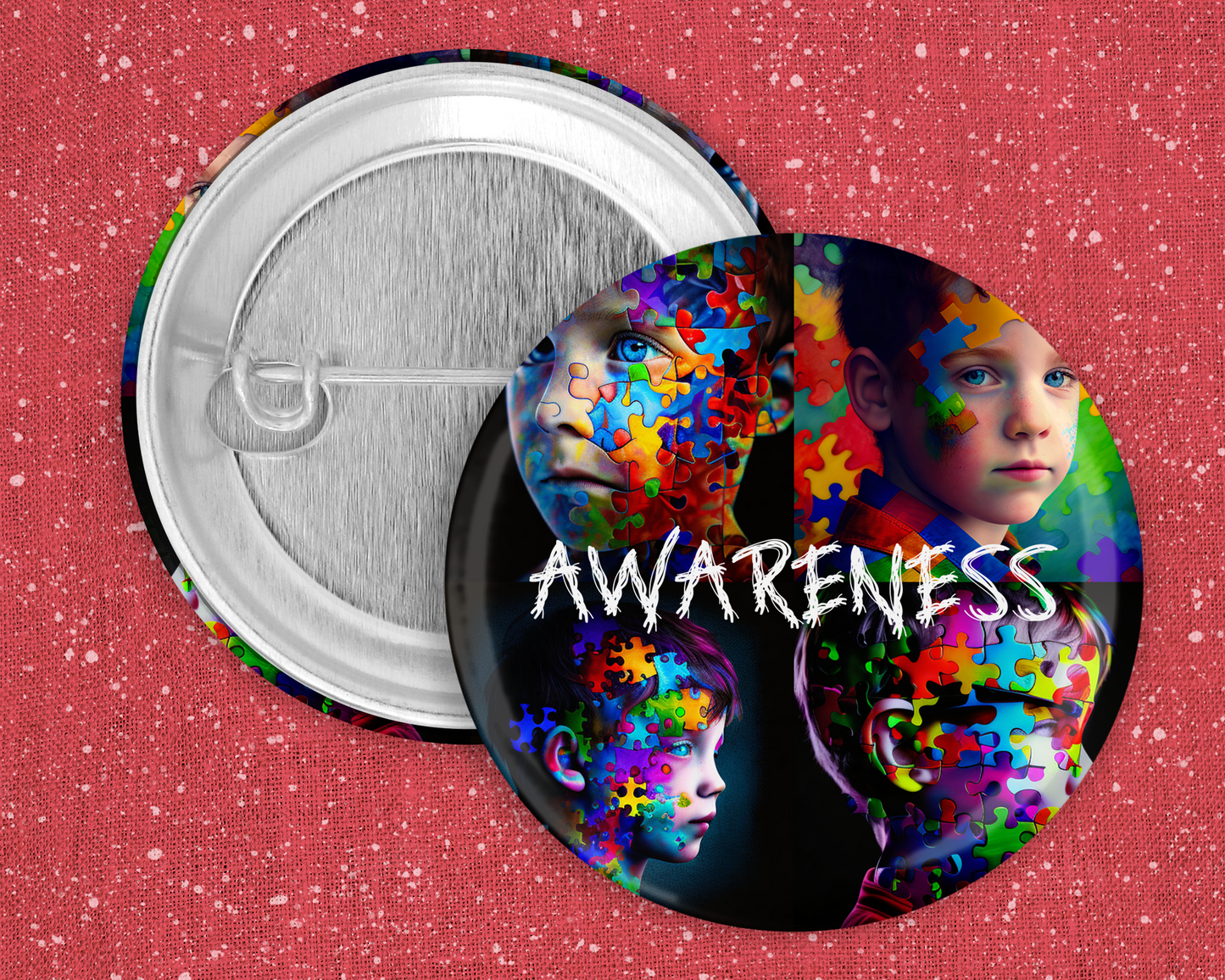 59mm Badge - Autism Awareness