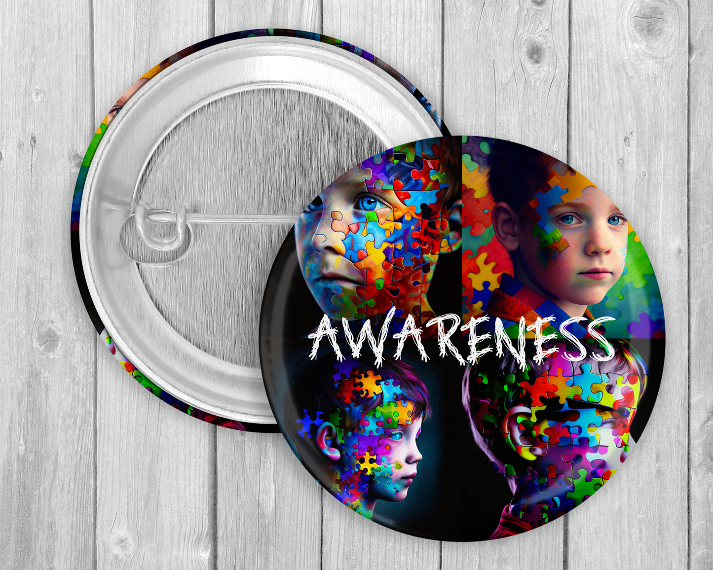 59mm Badge - Autism Awareness