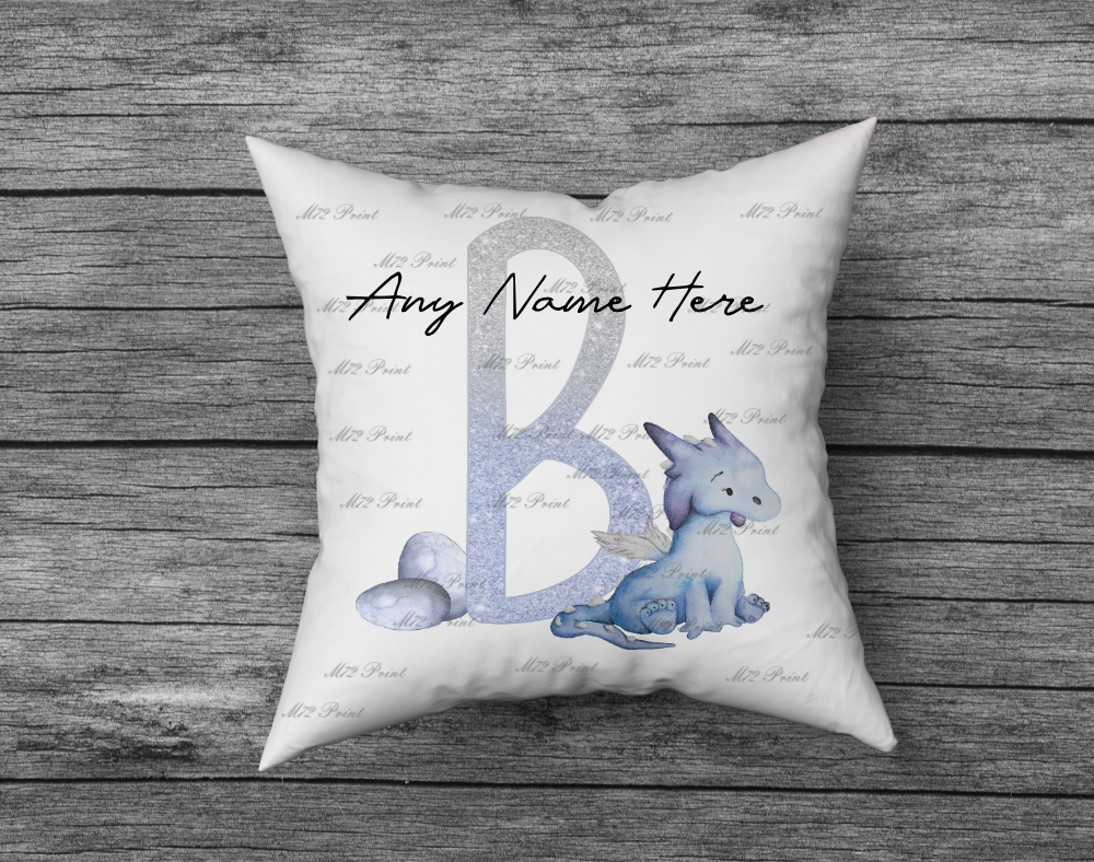 Dragon Initial Letter Cushion